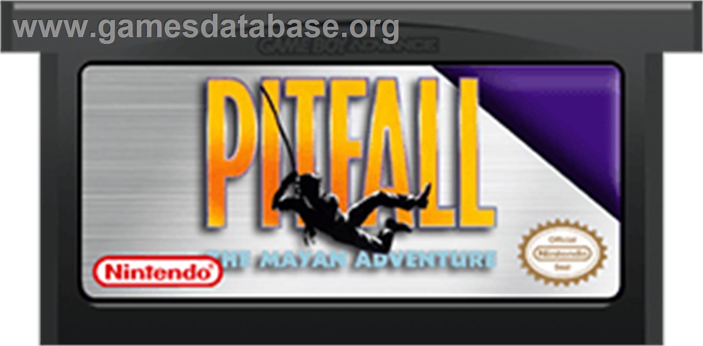 Pitfall: The Mayan Adventure - Nintendo Game Boy Advance - Artwork - Cartridge