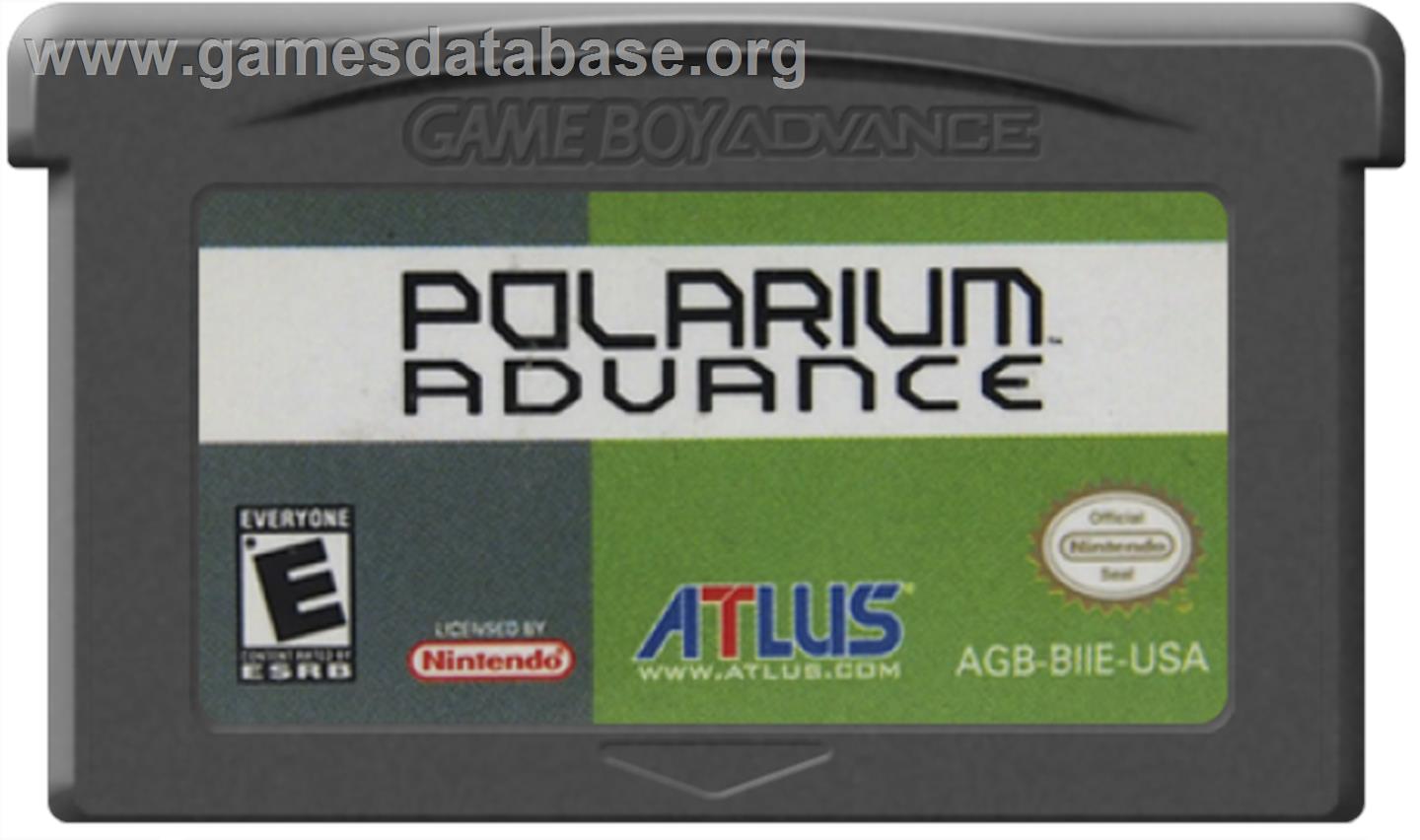 Polarium Advance - Nintendo Game Boy Advance - Artwork - Cartridge