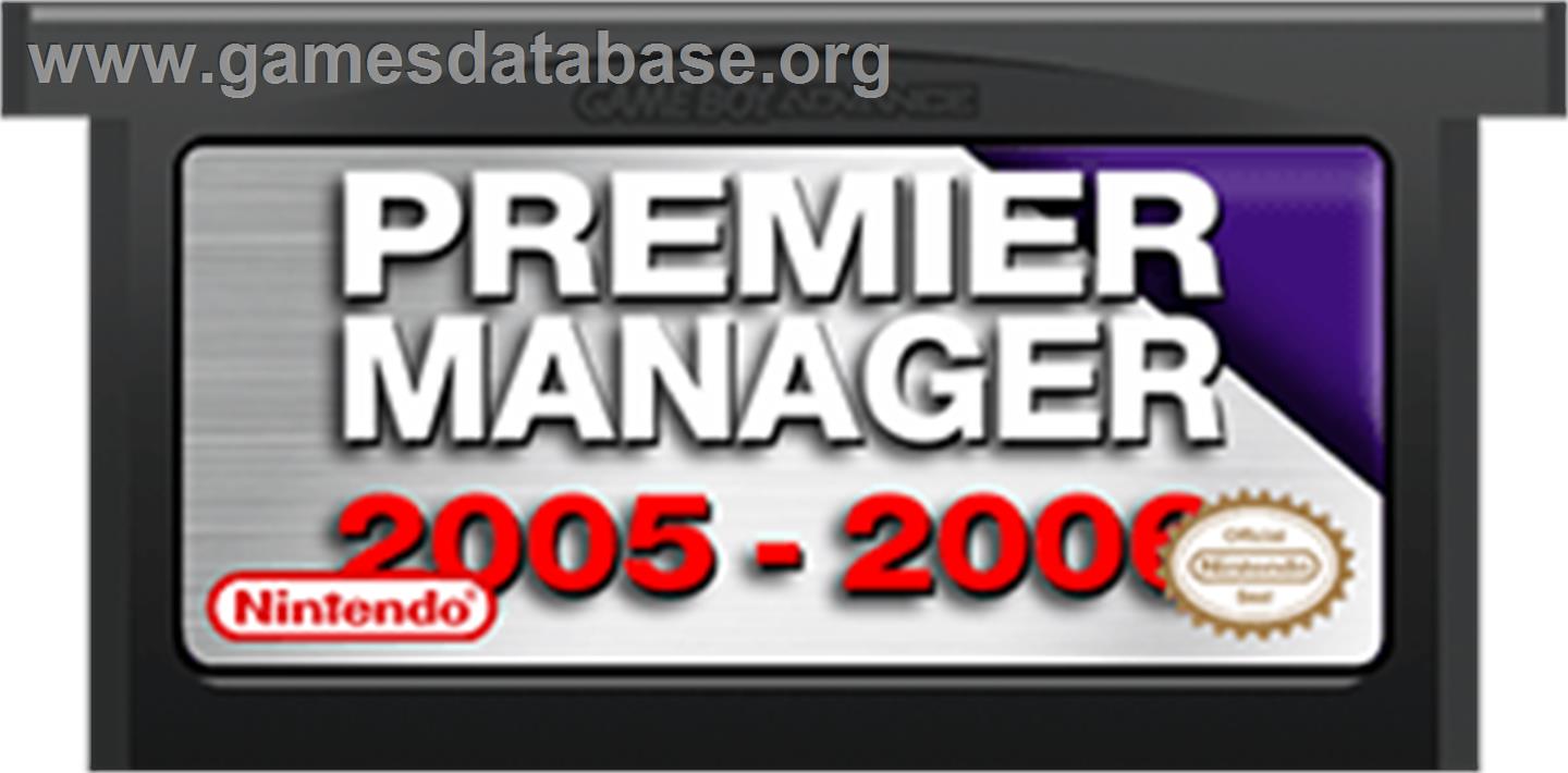 Premier Manager 2005-2006 - Nintendo Game Boy Advance - Artwork - Cartridge