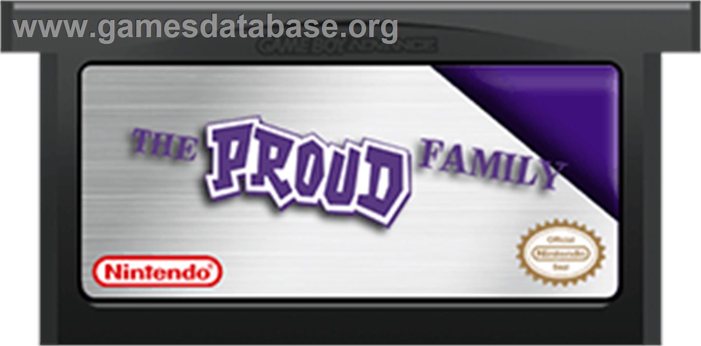 Proud Family - Nintendo Game Boy Advance - Artwork - Cartridge
