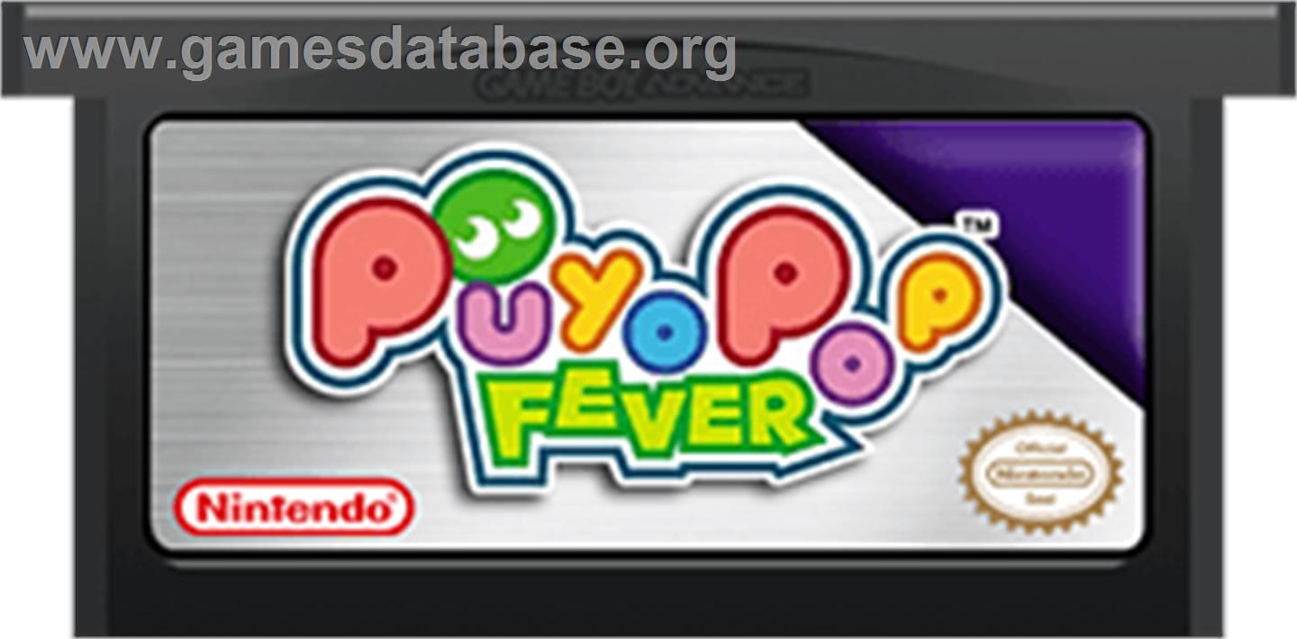 Puyo Pop Fever - Nintendo Game Boy Advance - Artwork - Cartridge