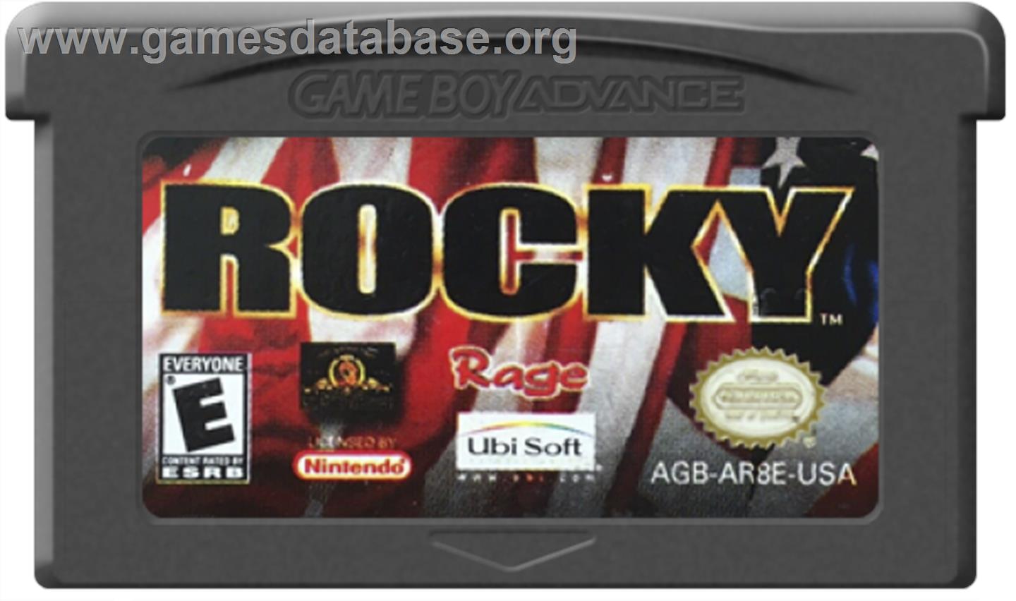 Rocky - Nintendo Game Boy Advance - Artwork - Cartridge