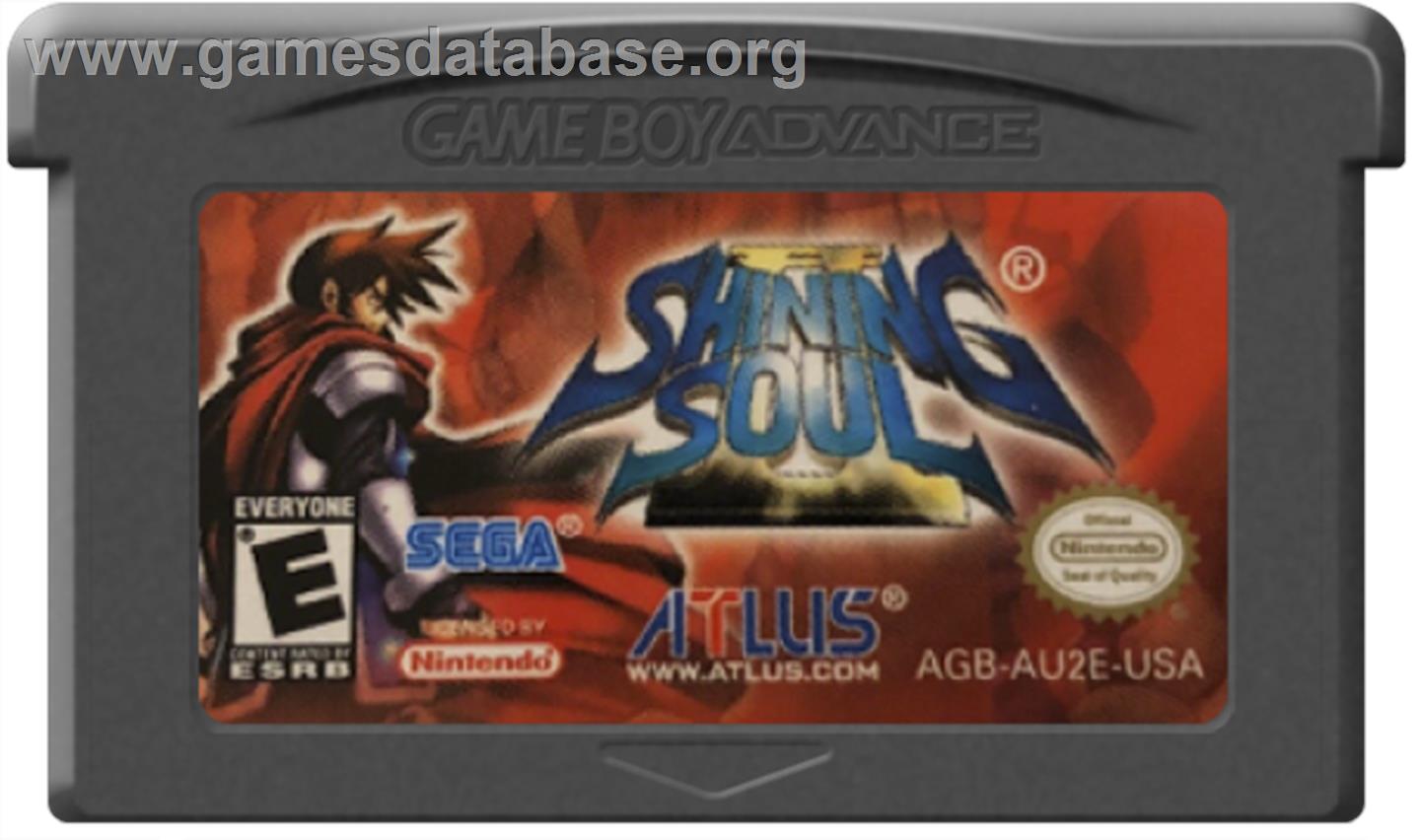 Shining Soul 2 - Nintendo Game Boy Advance - Artwork - Cartridge