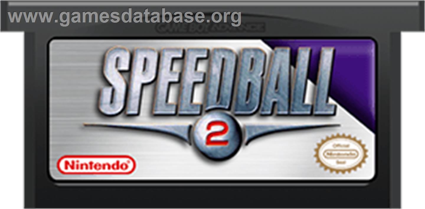 Speedball 2: Brutal Deluxe - Nintendo Game Boy Advance - Artwork - Cartridge