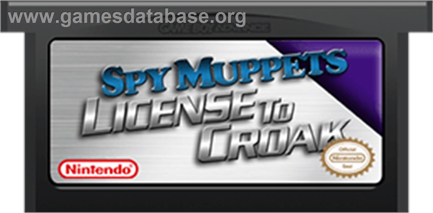 Spy Muppets: License To Croak - Nintendo Game Boy Advance - Artwork - Cartridge