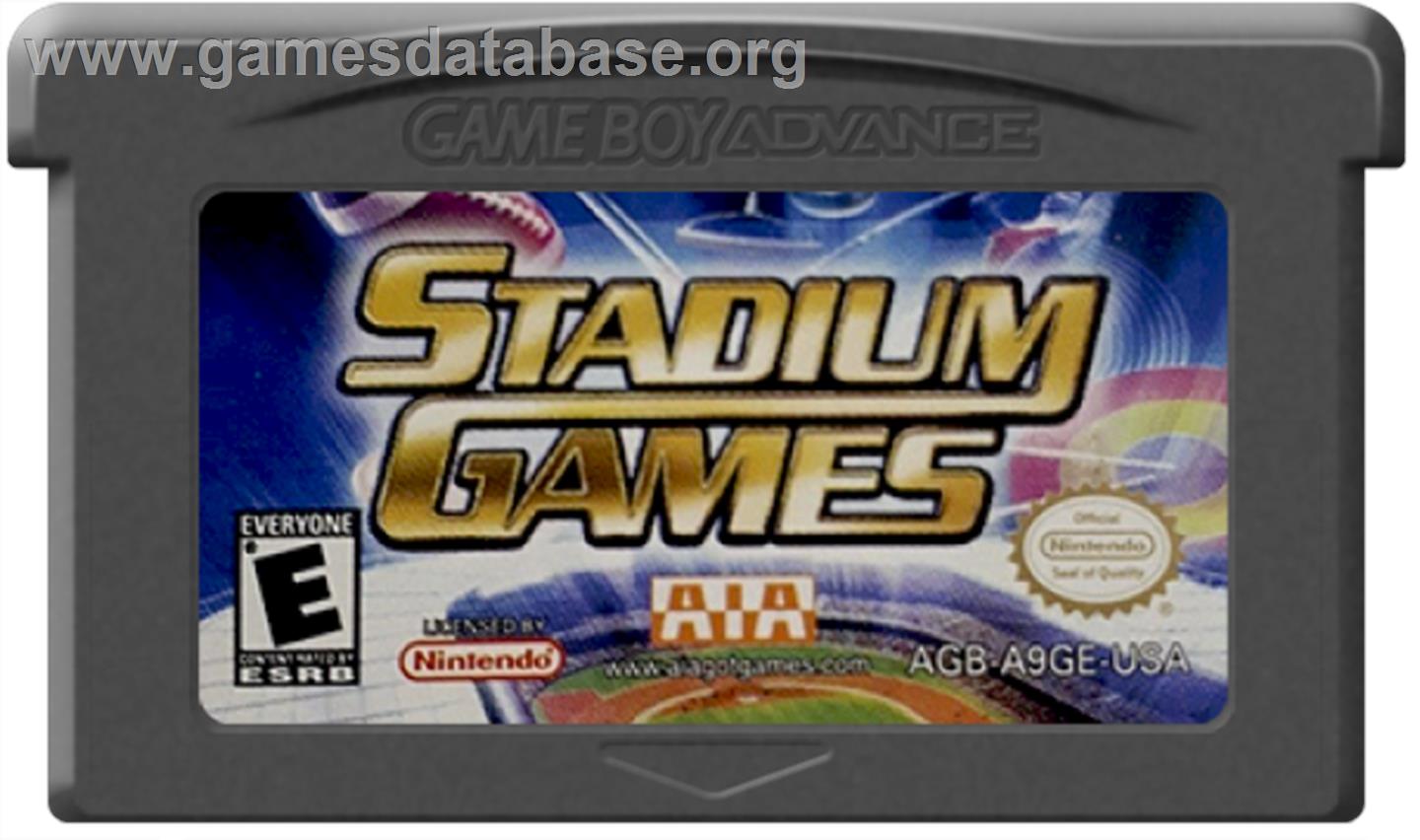 Stadium Games - Nintendo Game Boy Advance - Artwork - Cartridge