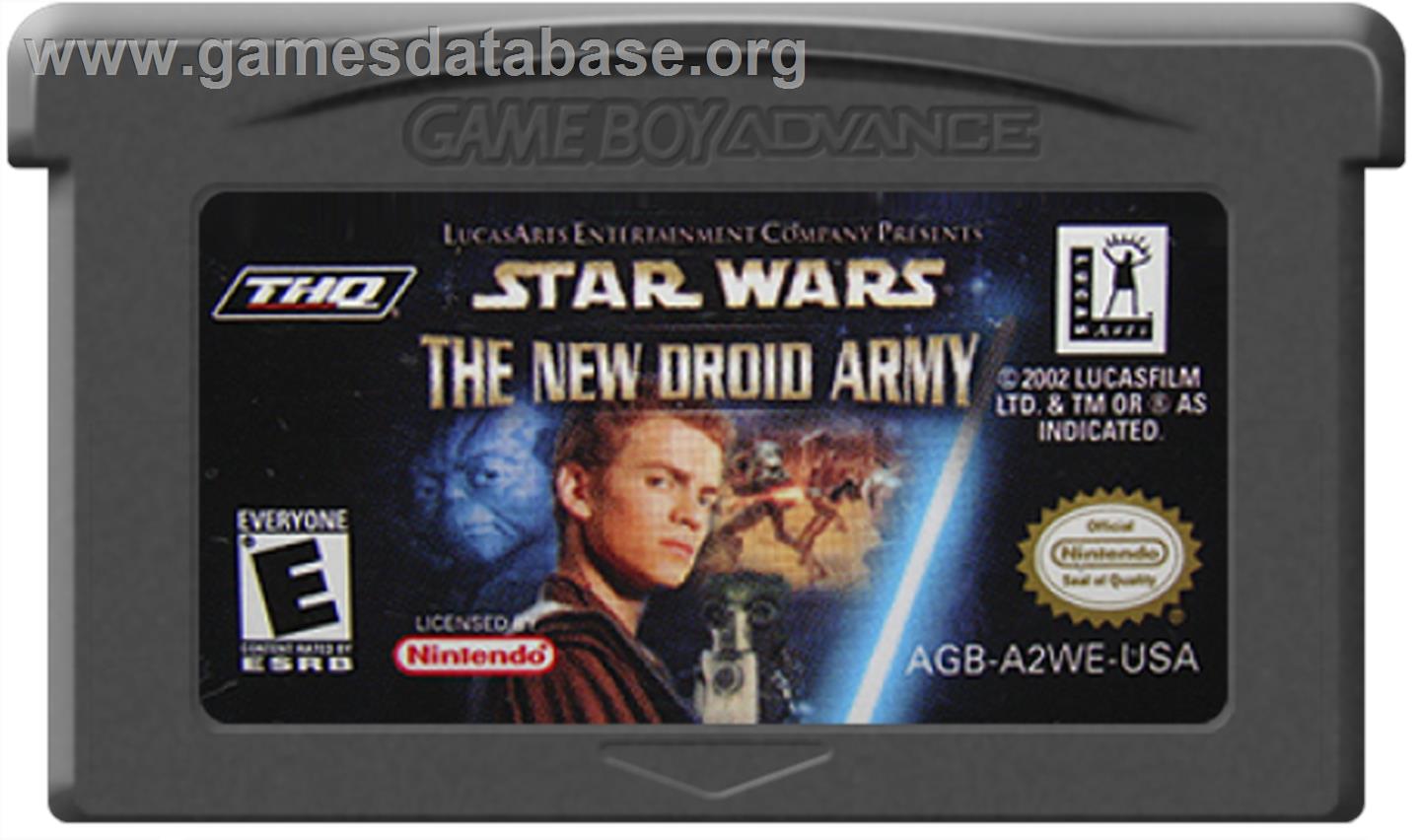 Star Wars: The New Droid Army - Nintendo Game Boy Advance - Artwork - Cartridge