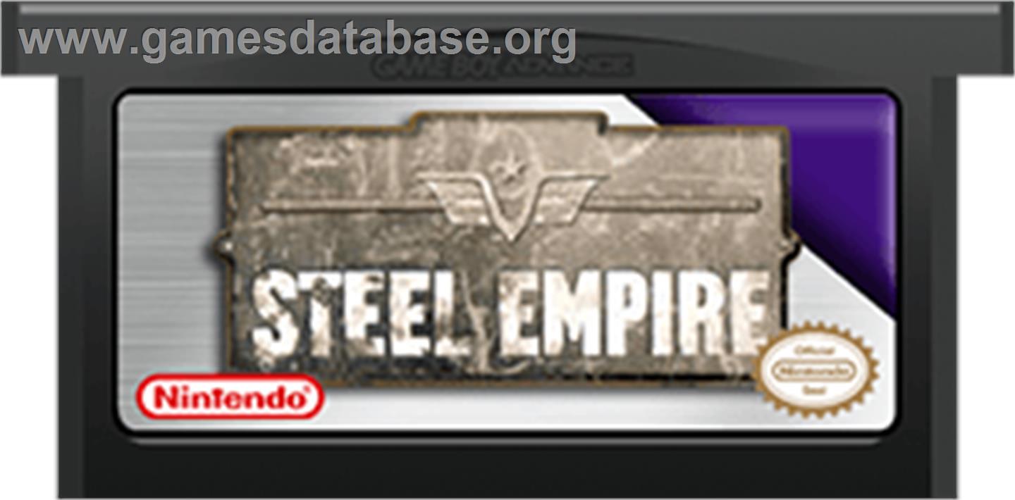 Steel Empire - Nintendo Game Boy Advance - Artwork - Cartridge