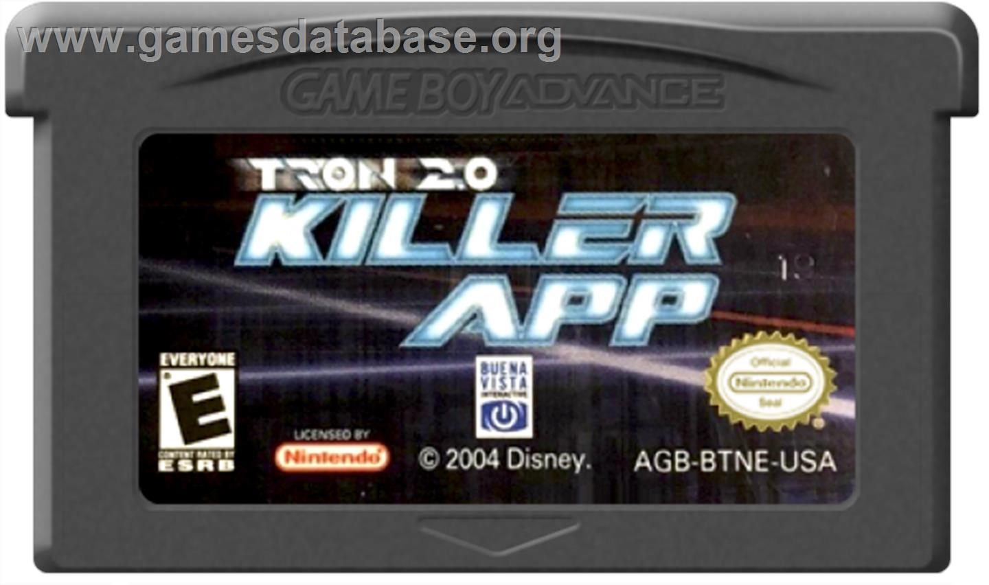 TRON 2.0: Killer App - Nintendo Game Boy Advance - Artwork - Cartridge