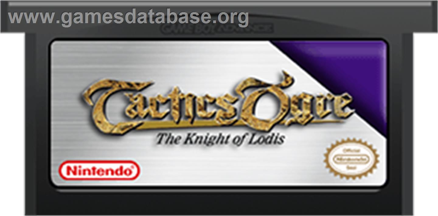 Tactics Ogre: The Knight of Lodis - Nintendo Game Boy Advance - Artwork - Cartridge