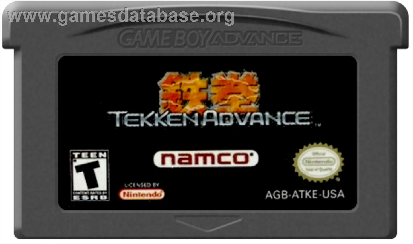 Tekken Advance - Nintendo Game Boy Advance - Artwork - Cartridge