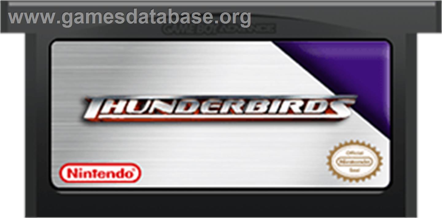 Thunderbirds: International Rescue - Nintendo Game Boy Advance - Artwork - Cartridge
