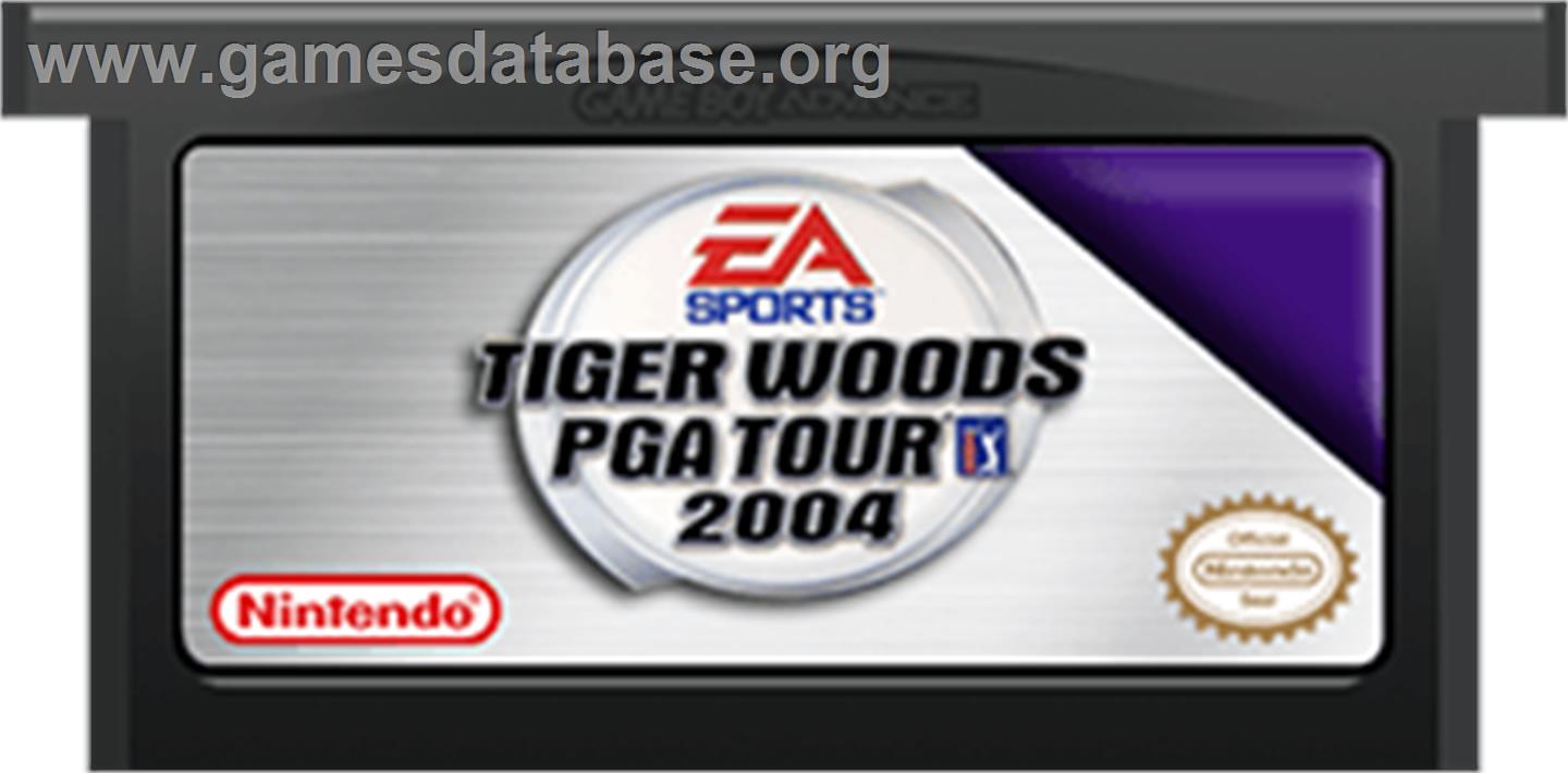 Tiger Woods PGA Tour 2004 - Nintendo Game Boy Advance - Artwork - Cartridge