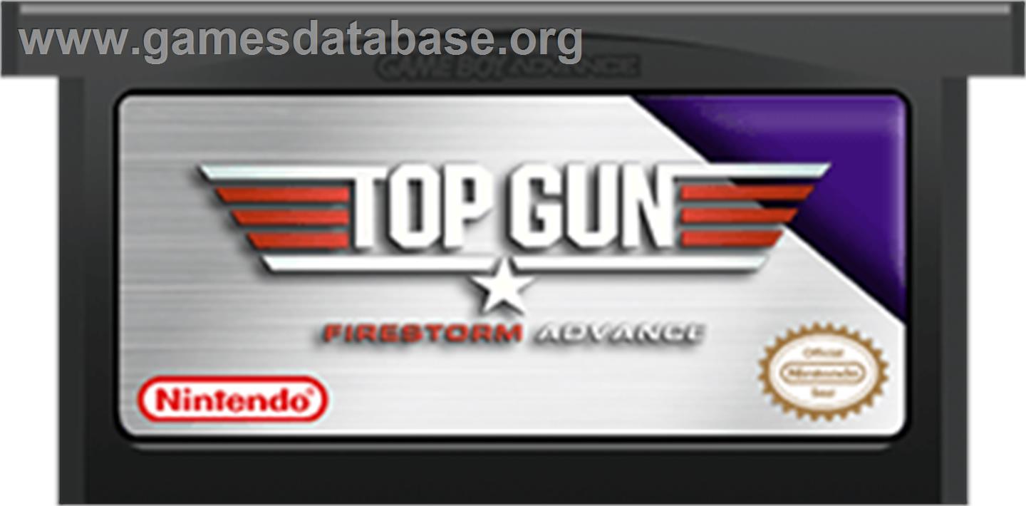 Top Gun: Firestorm - Nintendo Game Boy Advance - Artwork - Cartridge