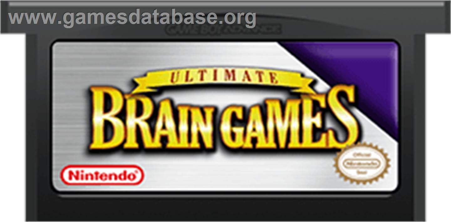 Ultimate Brain Games - Nintendo Game Boy Advance - Artwork - Cartridge