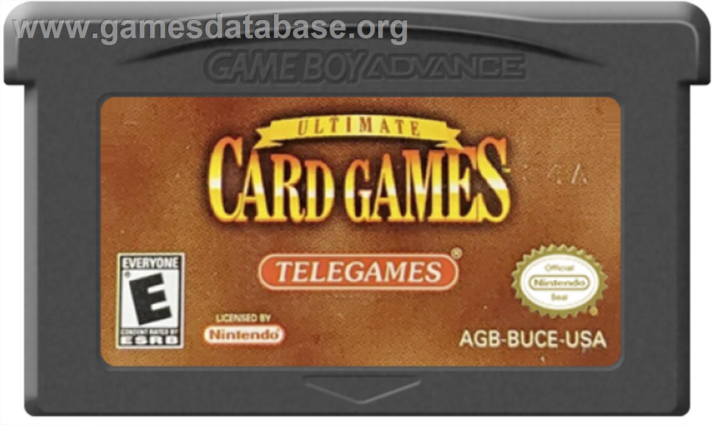 Ultimate Card Games - Nintendo Game Boy Advance - Artwork - Cartridge