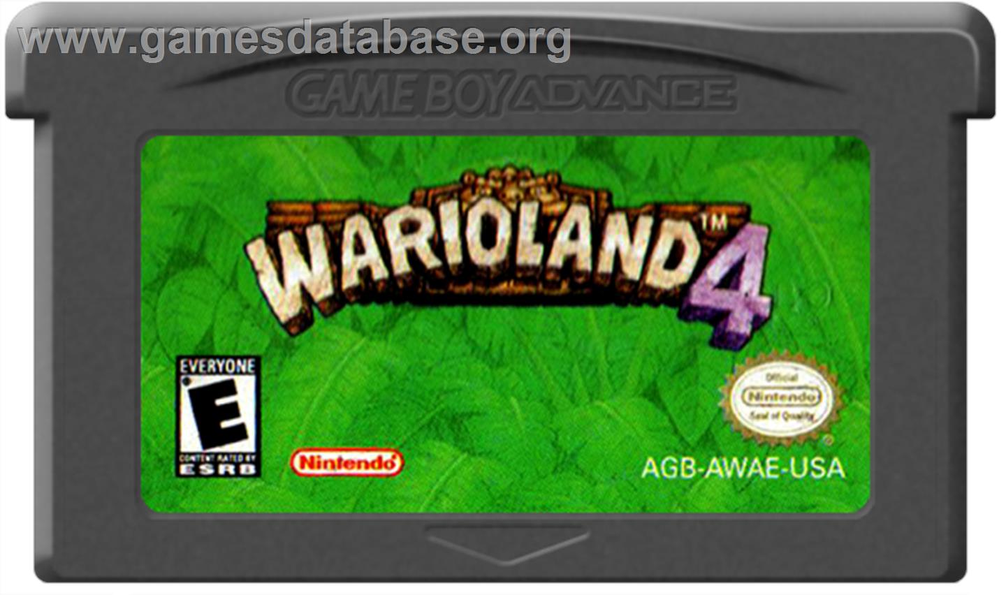 Wario Land 4 - Nintendo Game Boy Advance - Artwork - Cartridge