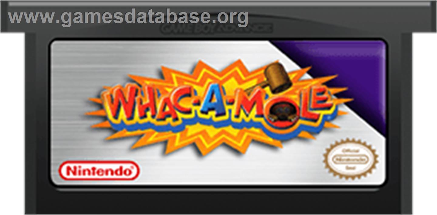 Whac-A-Mole - Nintendo Game Boy Advance - Artwork - Cartridge