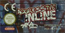 Top of cartridge artwork for Aggressive Inline on the Nintendo Game Boy Advance.