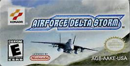 Top of cartridge artwork for Air Force Delta Storm on the Nintendo Game Boy Advance.