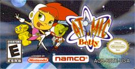Top of cartridge artwork for Atomic Betty on the Nintendo Game Boy Advance.