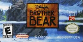 Top of cartridge artwork for Brother Bear on the Nintendo Game Boy Advance.