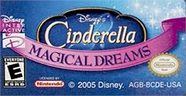 Top of cartridge artwork for Cinderella: Magical Dreams on the Nintendo Game Boy Advance.