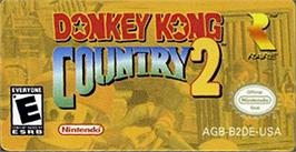 Top of cartridge artwork for Donkey Kong Country 2: Diddy's Kong Quest on the Nintendo Game Boy Advance.