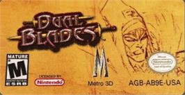Top of cartridge artwork for Dual Blades on the Nintendo Game Boy Advance.