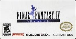 Top of cartridge artwork for Final Fantasy 2 on the Nintendo Game Boy Advance.