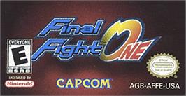 Top of cartridge artwork for Final Fight on the Nintendo Game Boy Advance.