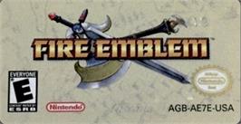 Top of cartridge artwork for Fire Emblem: The Sacred Stones on the Nintendo Game Boy Advance.