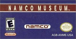 Top of cartridge artwork for Namco Museum on the Nintendo Game Boy Advance.