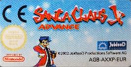 Top of cartridge artwork for Santa Claus Jr. Advance on the Nintendo Game Boy Advance.