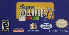 Top of cartridge artwork for Super Collapse! 2 on the Nintendo Game Boy Advance.