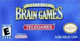 Top of cartridge artwork for Ultimate Brain Games on the Nintendo Game Boy Advance.