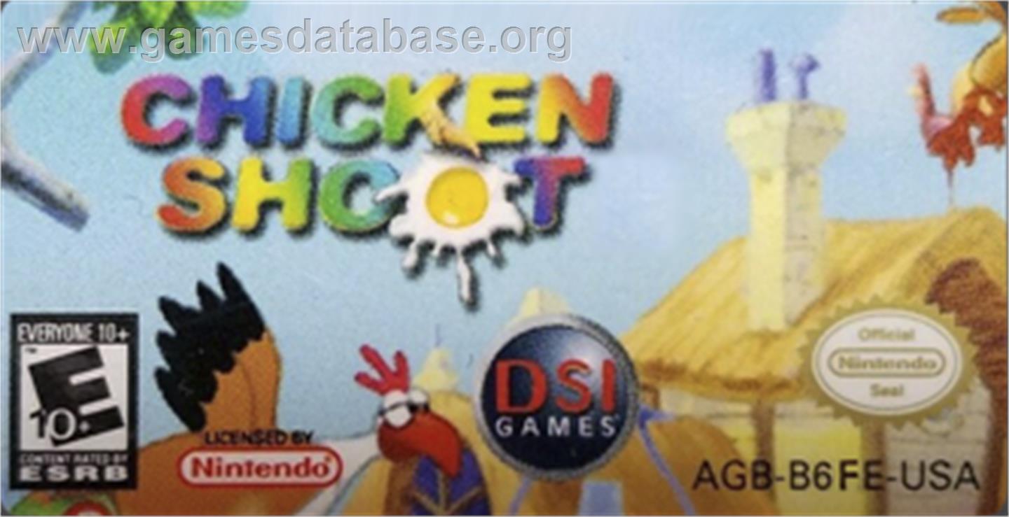 Chicken Shoot - Nintendo Game Boy Advance - Artwork - Cartridge Top