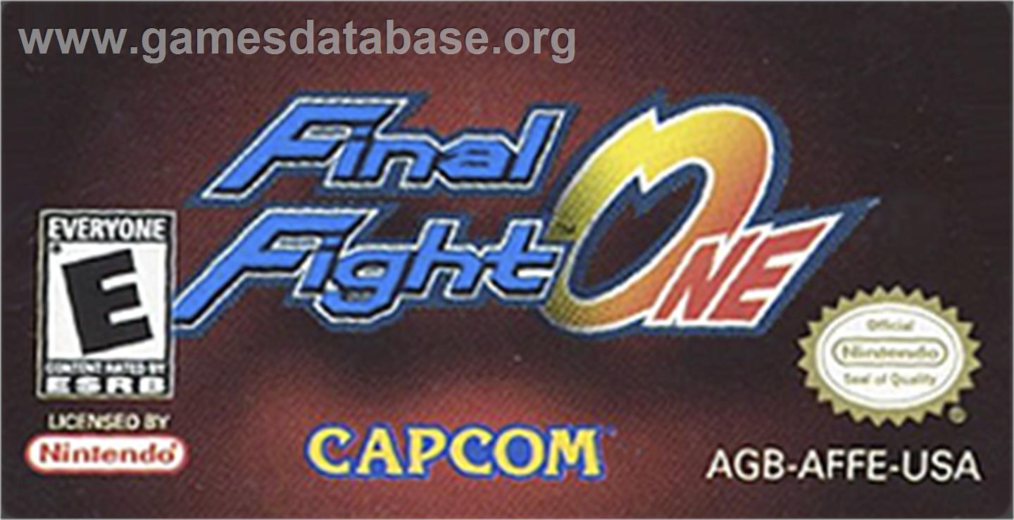 Final Fight - Nintendo Game Boy Advance - Artwork - Cartridge Top
