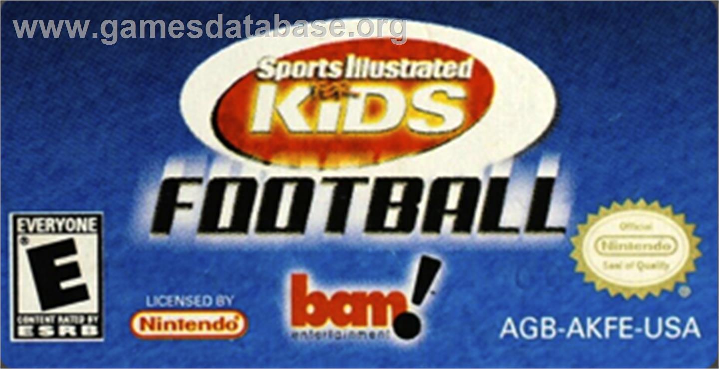 Sports Illustrated for Kids: Football - Nintendo Game Boy Advance - Artwork - Cartridge Top