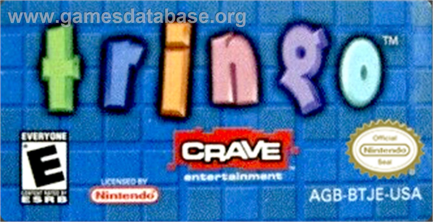 Stinger - Nintendo Game Boy Advance - Artwork - Cartridge Top