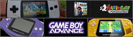 Arcade Cabinet Marquee for Mario Golf: Advance Tour.
