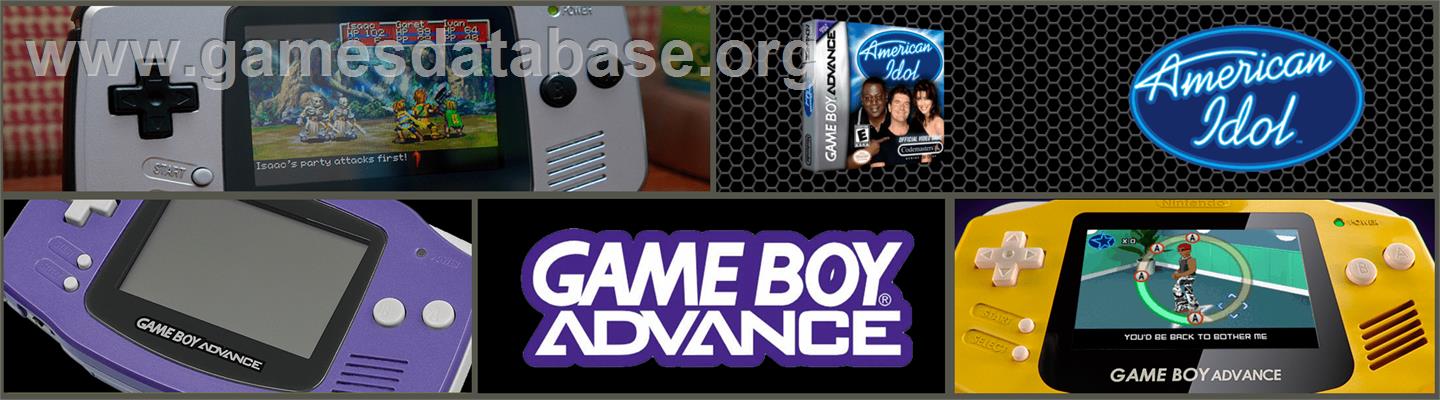 American Idol - Nintendo Game Boy Advance - Artwork - Marquee