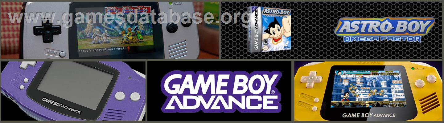 Astro Boy: Omega Factor - Nintendo Game Boy Advance - Artwork - Marquee