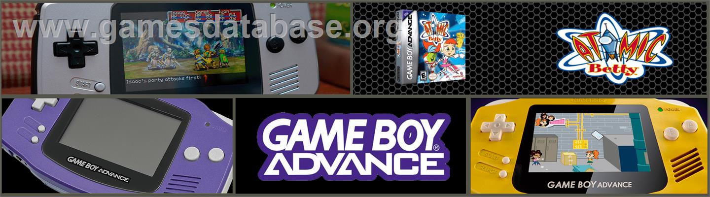Atomic Betty - Nintendo Game Boy Advance - Artwork - Marquee