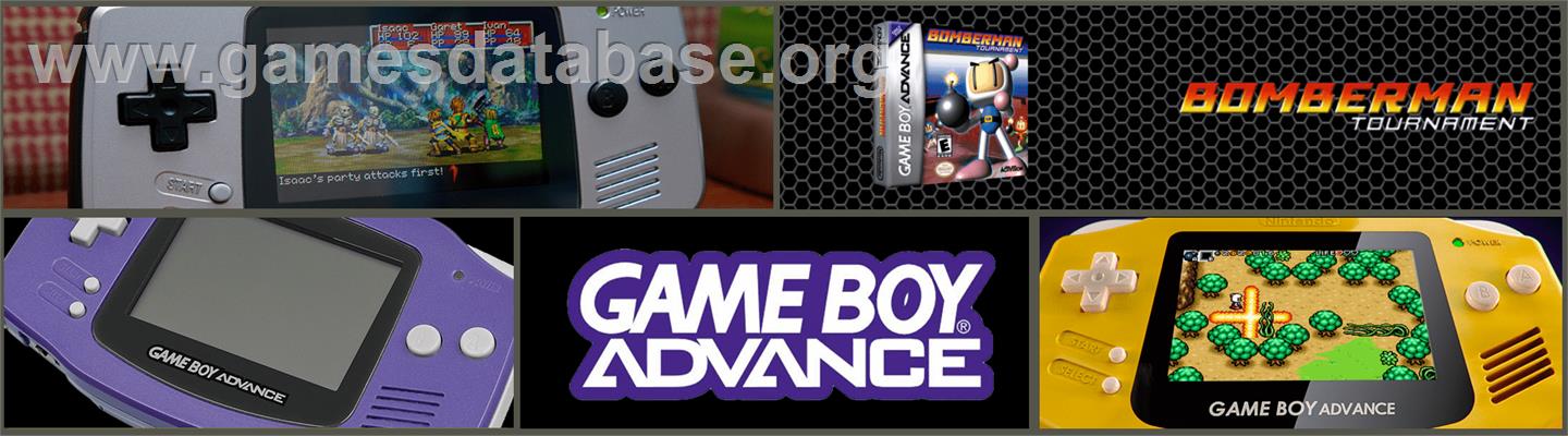 Bomberman Tournament - Nintendo Game Boy Advance - Artwork - Marquee