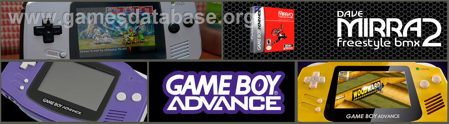 Dave Mirra Freestyle BMX 2 - Nintendo Game Boy Advance - Artwork - Marquee