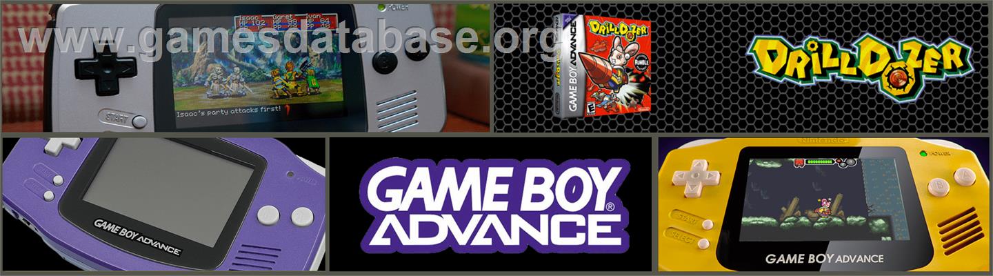 Drill Dozer - Nintendo Game Boy Advance - Artwork - Marquee