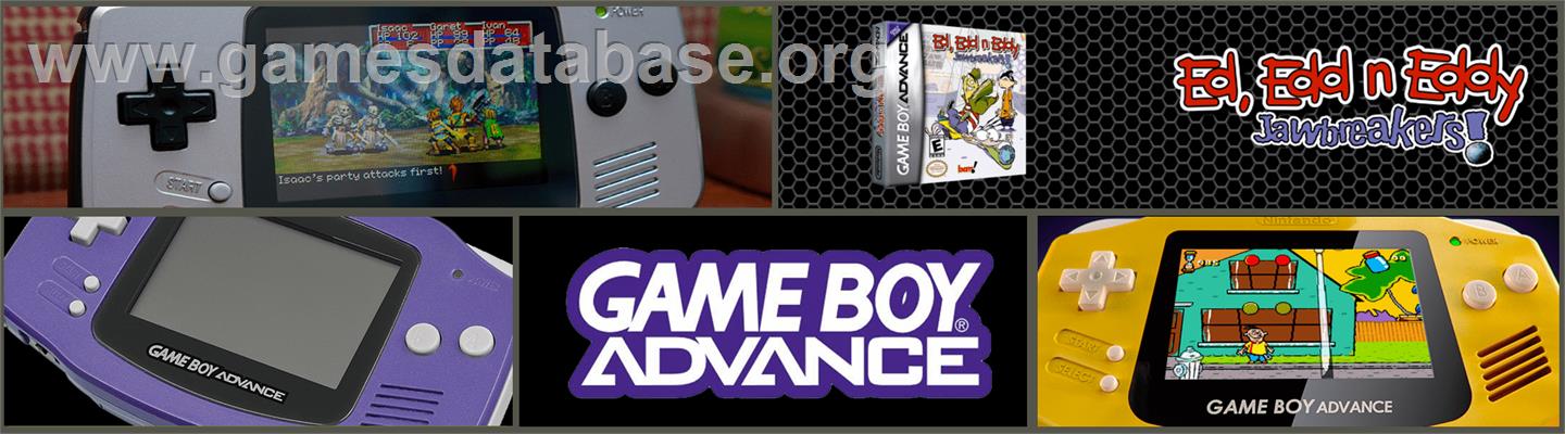 Ed, Edd n Eddy: Jawbreakers - Nintendo Game Boy Advance - Artwork - Marquee