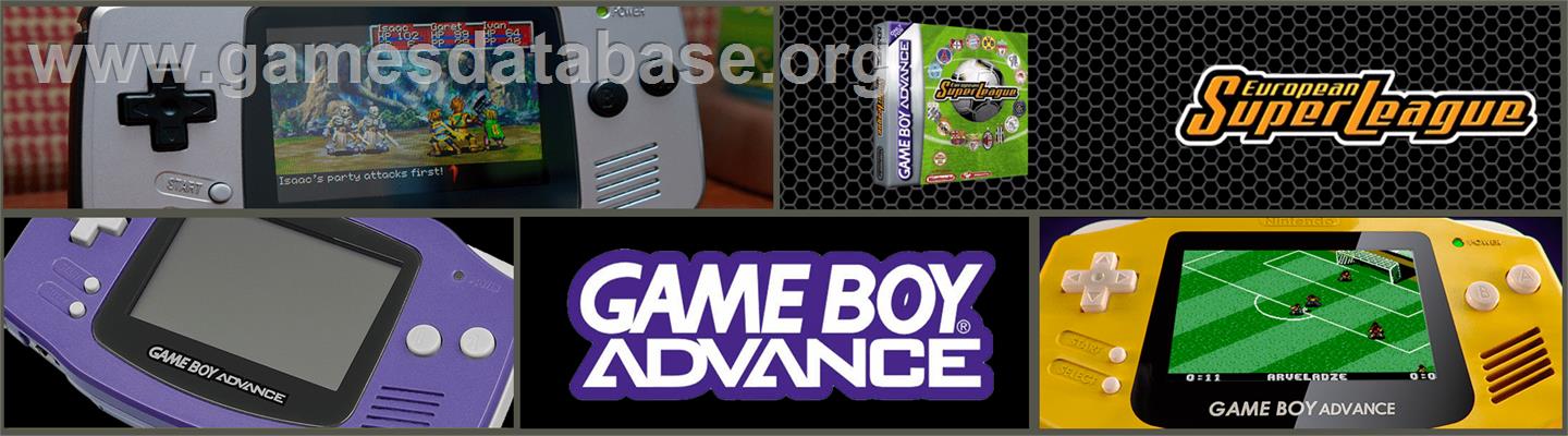 European Super League - Nintendo Game Boy Advance - Artwork - Marquee