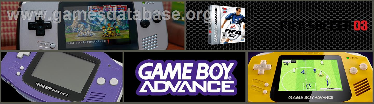 FIFA 2003 - Nintendo Game Boy Advance - Artwork - Marquee